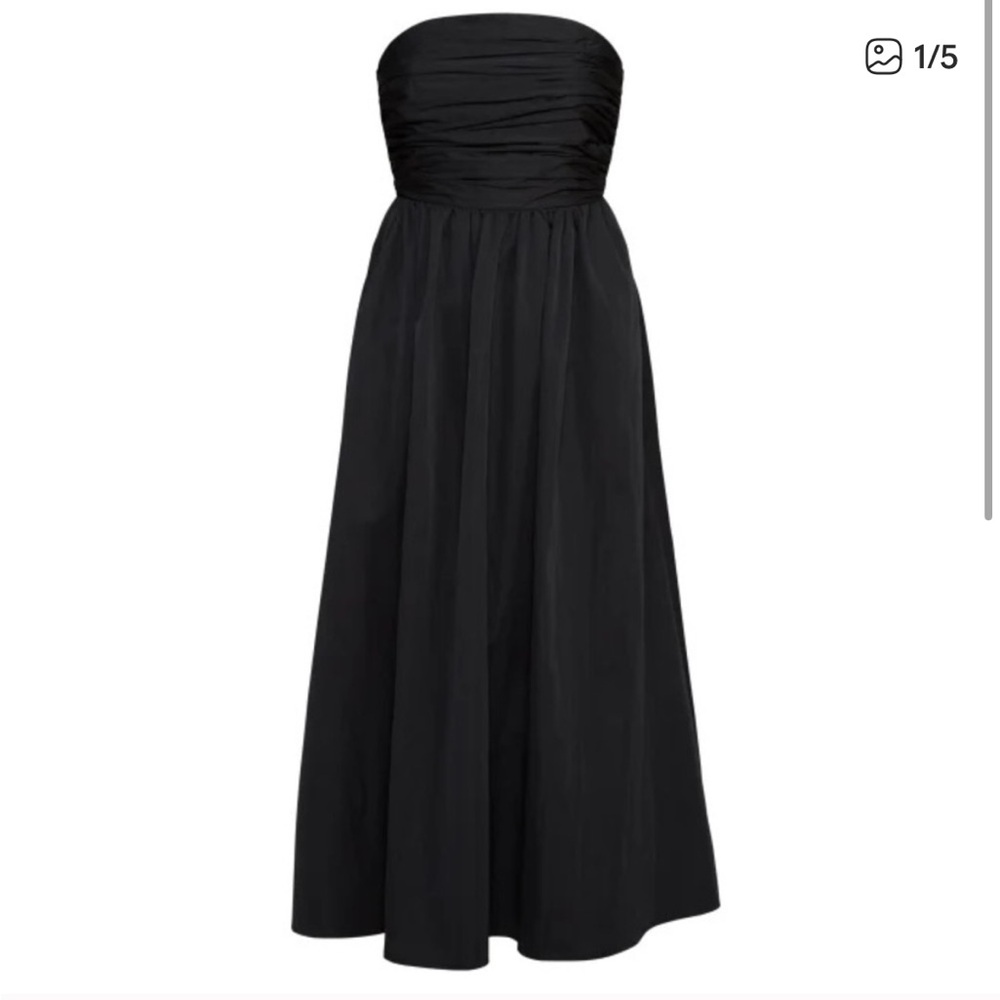 Prabal Gurung Black Strapless Dress in Size 6